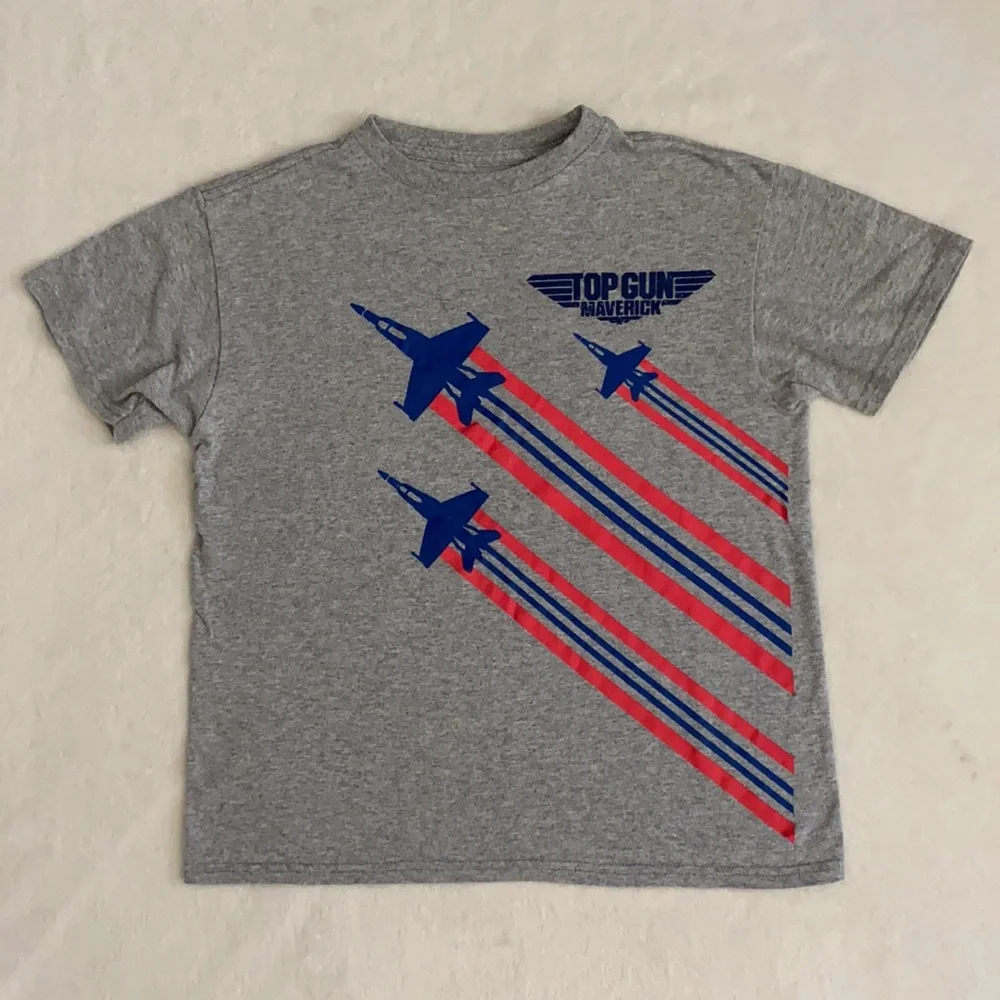 Top Gun Maverick | Military Fighter Jets USA Patriotic Graphic T-Shirt (L 10/12) - Picture 14 of 14